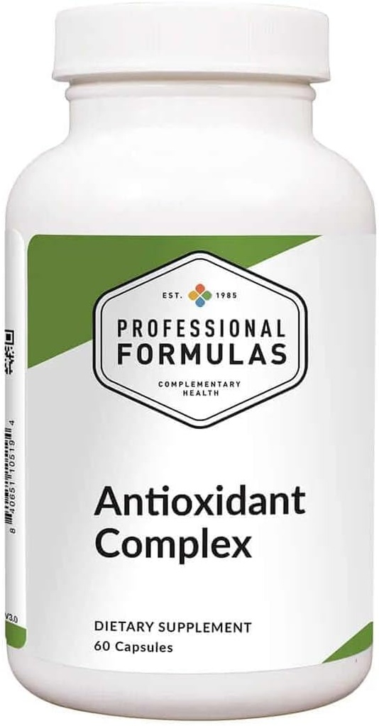 PROFESSIONAL COMPLEMENTAR HEALTH FORMULAS Antioxidant Complex 60 Kapseln essentielle Nährstoffe zum Schutz von Geweben vor freien Radikalschäden