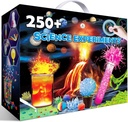 UNGLINGA 250+ Science Experimente Kits für Kinder, Jungen Mädchen Spielzeug Geburtstag Geschenke Ideen, Chemie Set, S.T.E.M Aktivitäten Bildungsprojekt, Volcano Scientist Kit