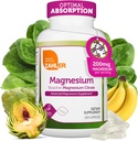 Zahler - Magnesium Supplement Kapseln 200 mg (250 Count) zertifiziert Kosher Bioactive Magnesium Citrat für Max Absorption - Natürliches Magnesium Mineral für Männer und Frauen - Beste Magnesiumergänzungsmittel