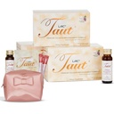 TAUT Premium Collagen Drink – Flüssiges Kollagen für Frauen 13.000mg Marine Peptide + 7 Aktive – Flüssiges Anti-Aging Elixir für Haut, Haar, Gelenke – Präzise geformt, Japan-Made, Orange Flavor