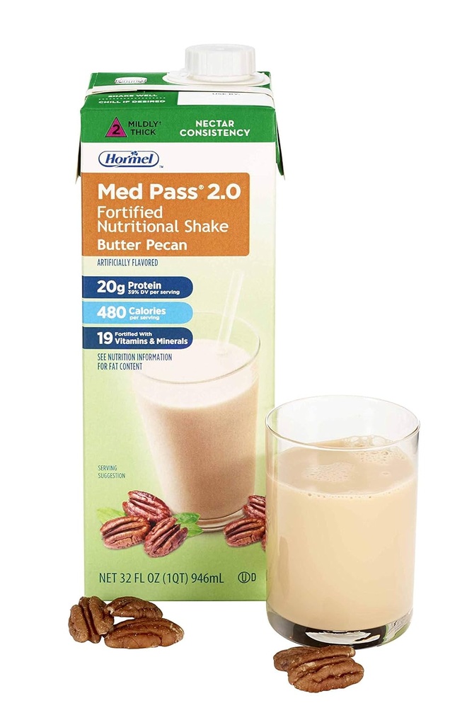 Med Pass 2.0 Butter Pecan Flavor 32 Unzen Box Gebrauchsfertig, 46463 - Verkauft von: Pack of One