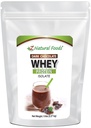 Z Natural Foods Dark Chocolate Whey Protein Isolate, Natürliches Proteinpulver mit Zero Sugar, angereichert mit Vitalproteinen für Energieschub und Gewichtsverlust, Glutenfrei, Non-GMO, 5 lbs