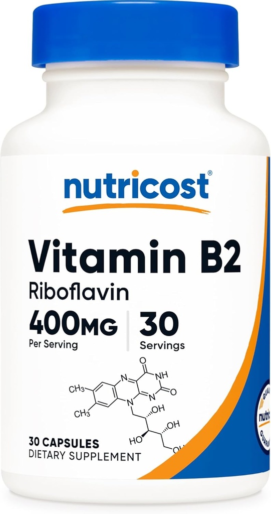 Nutricost Vitamin B2 Riboflavin Kapseln