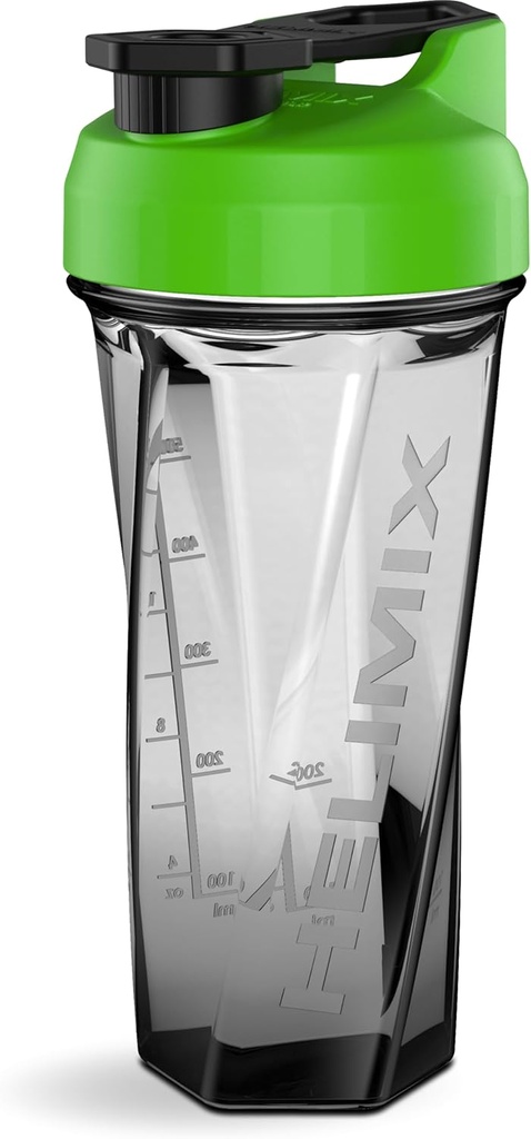 HELIMIX 2.0 Vortex Blender Shaker Bottle hält bis zu 28oz | Kein Blending Ball oder Whisk | USA Made | Portable Pre Workout Whey Protein Drink Shaker Cup | Mixes Cocktails Glatteies Shakes | Top Rack Safe