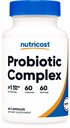Nutricost Probiotischer Komplex (> 1 Milliarde KBE) 60 Kapseln - Glutenfrei, Nicht-GVO