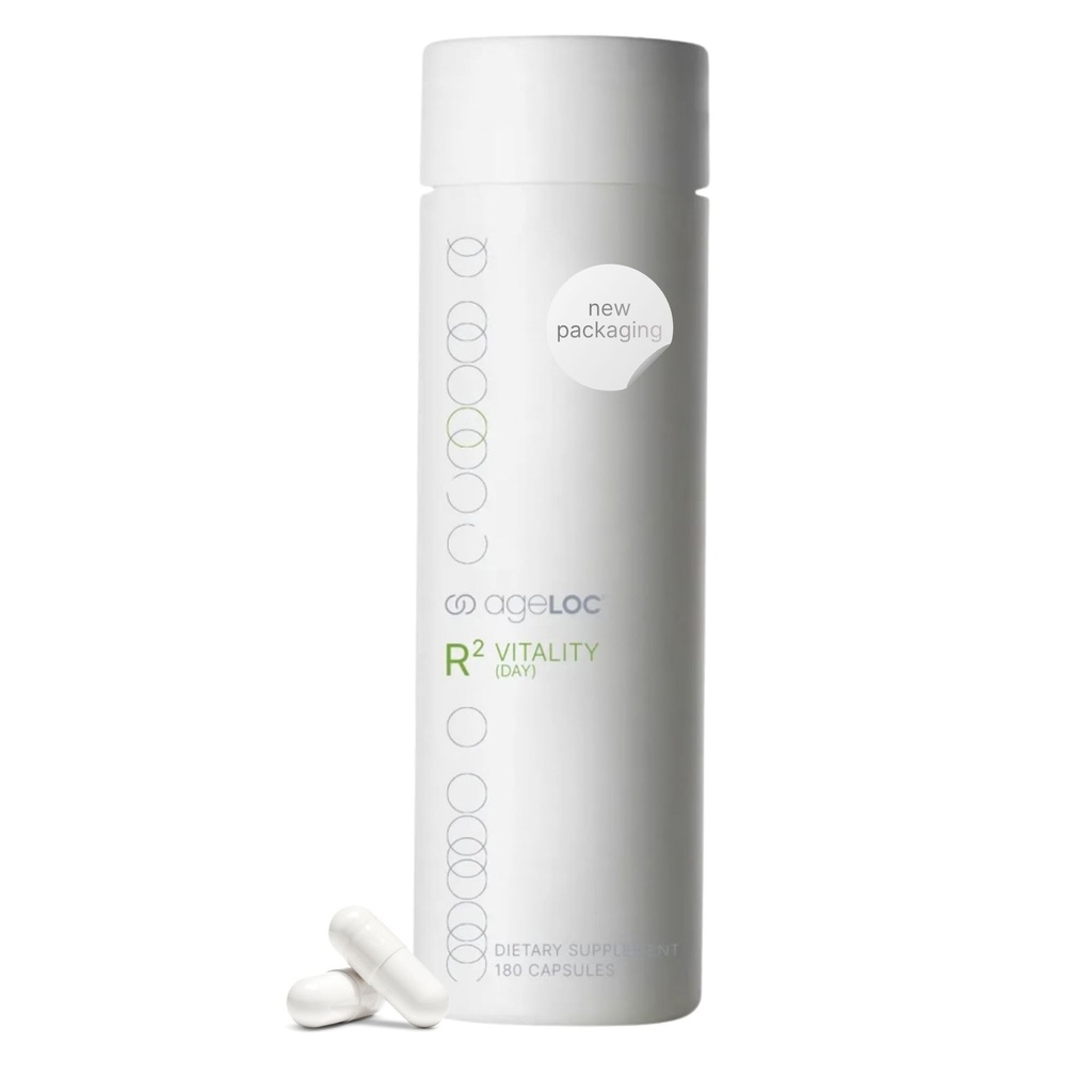 Nu Skin R2 Day (Vitalität) – Unterstützt zelluläre Reinigung und Vitalität, Förderung jugendlicher Genexpression