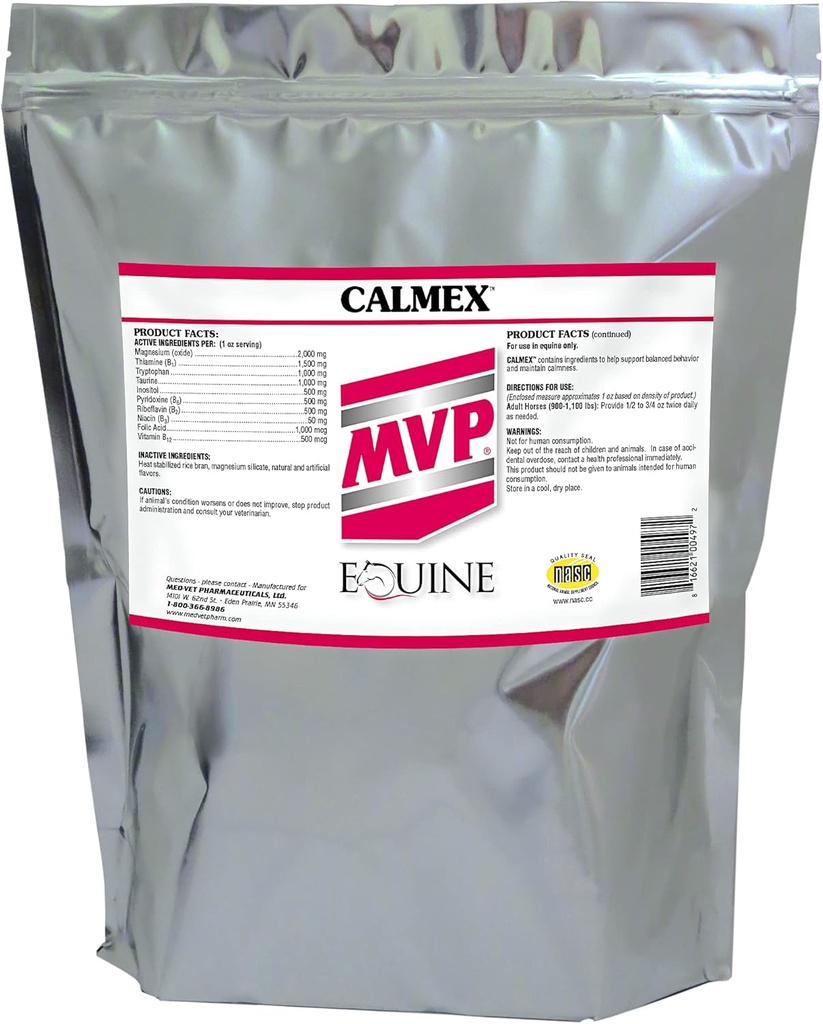 Calmex (10lb) zur Berechnung der Unterstützung bei Pferden