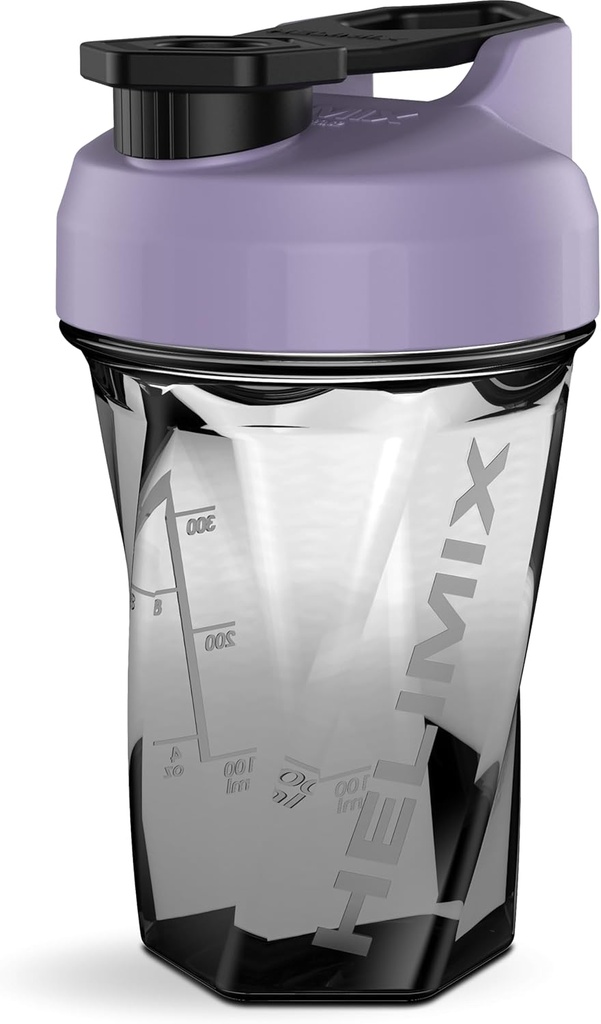HELIMIX 1.5 Vortex Blender Shaker Bottle hält bis zu 20oz | Kein Blending Ball oder Whisk | USA Made | Portable Pre Workout Whey Protein Drink Shaker Cup | Mixes Cocktails Glatteies Shakes | Top Rack Safe