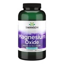 Swanson Magnesium Knochen & Muskel-Gesundheit Unterstützung 200 Milligramme (2 Kapseln pro 400 mg Servieren Magnesiumoxid) 500 Kapseln
