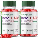 rize labs (Pack von 2 einfachLean Keto + ACV Gummis für erweiterte Gewichtsverlust, einfache Ergänzung für maximale Stärke Gomitas, Advanced Formula Review (120 Gummis)