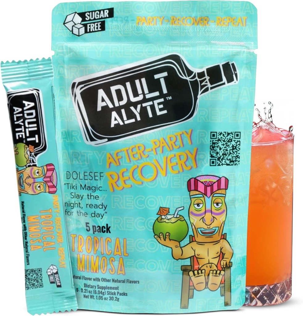 Nach Alkohol-Hilfe Wellness Vitamine wiederherstellen ich bessere Morgen I Dihydromyricetin DHM & B Vitamins Complex I Antioxidantien Ergänzung und Leber Unterstützung I 5 Pulver-Stick-Getränke-Packets I Tropical Mimosa