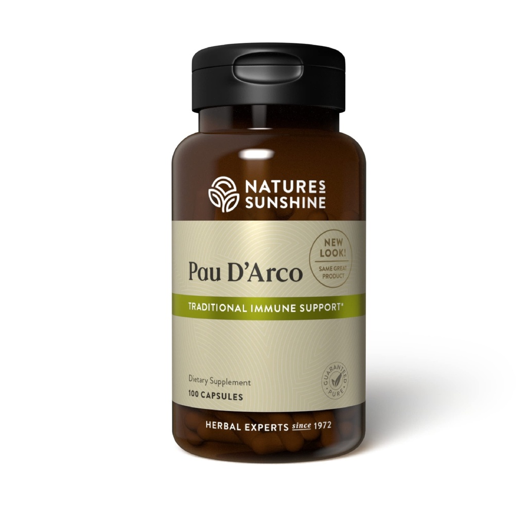 Nature's Sunshine Pau D’ Arco, 100 Capsules | Unterstützt das Immunsystem, liefert Antioxidantien und unterstützt den natürlichen Entgiftungsprozess