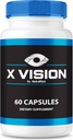 NutraRize X Vision Kapseln – Tägliche Eye-Support-Formel mit natürlichen Inhaltsstoffen, um Visual Wellness und Eye Comfort | Easy-to-Take Pillen (60 Kapseln)