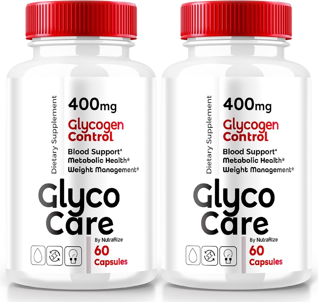 (2 Pack) Glyco Care Capsules, Glyco Care Advanced Blood Support Supplement, Glyco Care Health Support Pills, maximale Stärke Formel für allgemeine Wellness, Alle natürlichen GlycoCare Bewertungen (120 Kapseln)