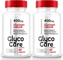 (2 Pack) Glyco Care Capsules, Glyco Care Advanced Blood Support Supplement, Glyco Care Health Support Pills, maximale Stärke Formel für allgemeine Wellness, Alle natürlichen GlycoCare Bewertungen (120 Kapseln)
