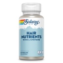 SOLARAY Haar Nährstoffe mit L-Cystein - Haar Vitamine mit Biotin für Haarwachstum Unterstützung - Haar Haut und Nägel Vitamine für Frauen und Männer - Lab Verified, 60-Day Garantie - 30 Servietten, 60 VegCaps