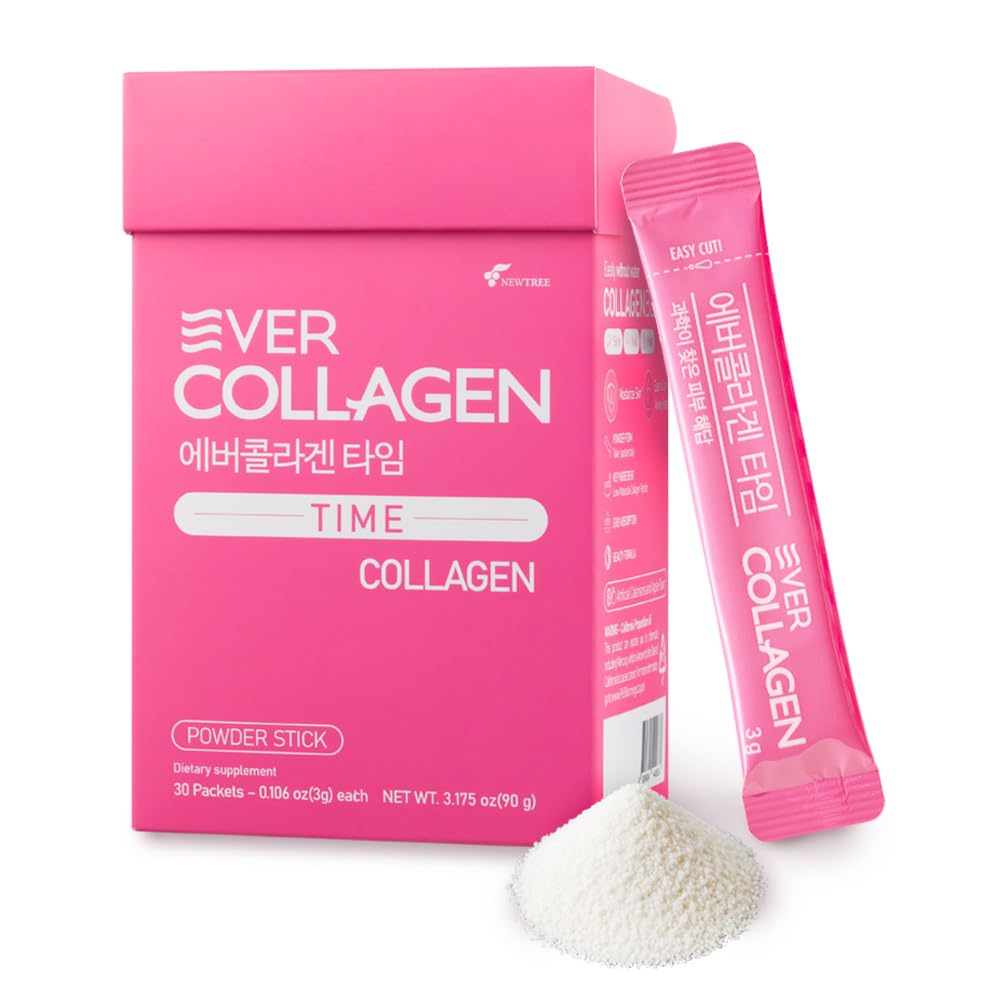 NEUTREE Low Molecular Multi Marine Collagen Peptide Protein Powder Stick für Haut Haar Nagel Gesundheit & Beauty Typ I III Collagen Supplement für Frauen, 30 Packungen (Apple Flavor)