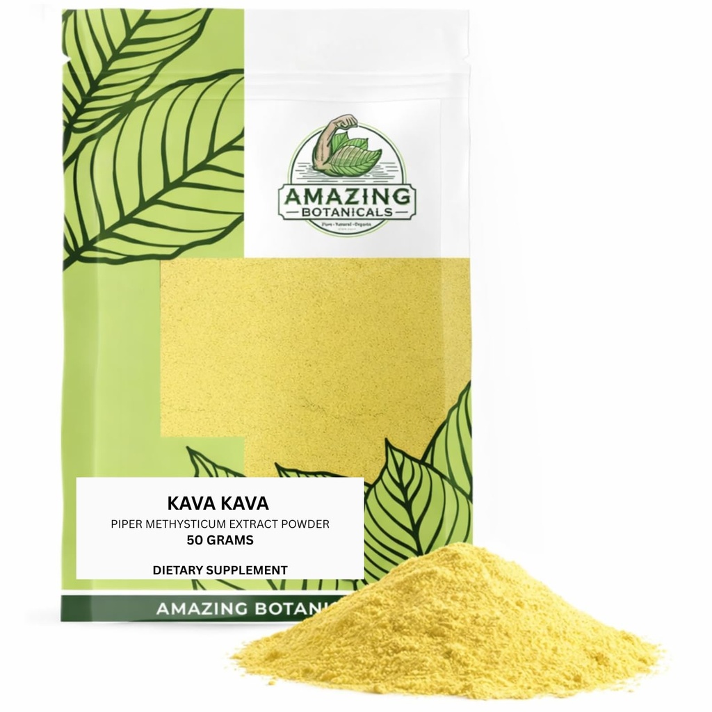 Premium Kava 70% Extrakt - hohe Potenz Erholung und Stress-Relief-Ergänzung - natürliche Mood Booster, Ruhe und Schlaf (50 Gramm)