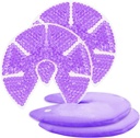 Hot/Cold Breast Gel Perlen Ice Packs Brustkühlung/Heat Pads Relief für Stillen, Pflege Schmerzen, Mastitis, Engorgement, Schwellen, Plugged Ducts | Boost Milk Let-Down & Production,2 Pack (Purple)
