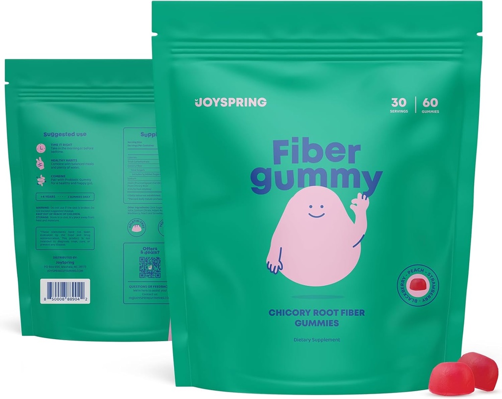 JoySpring Fiber Supplement und Genius Drops für Kinder