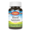 Carlson - Blut Nährstoffe, 28 mg Eisen, Blutentwicklung, Eisen Absorption & Optimale Wellness, 180 Kapseln