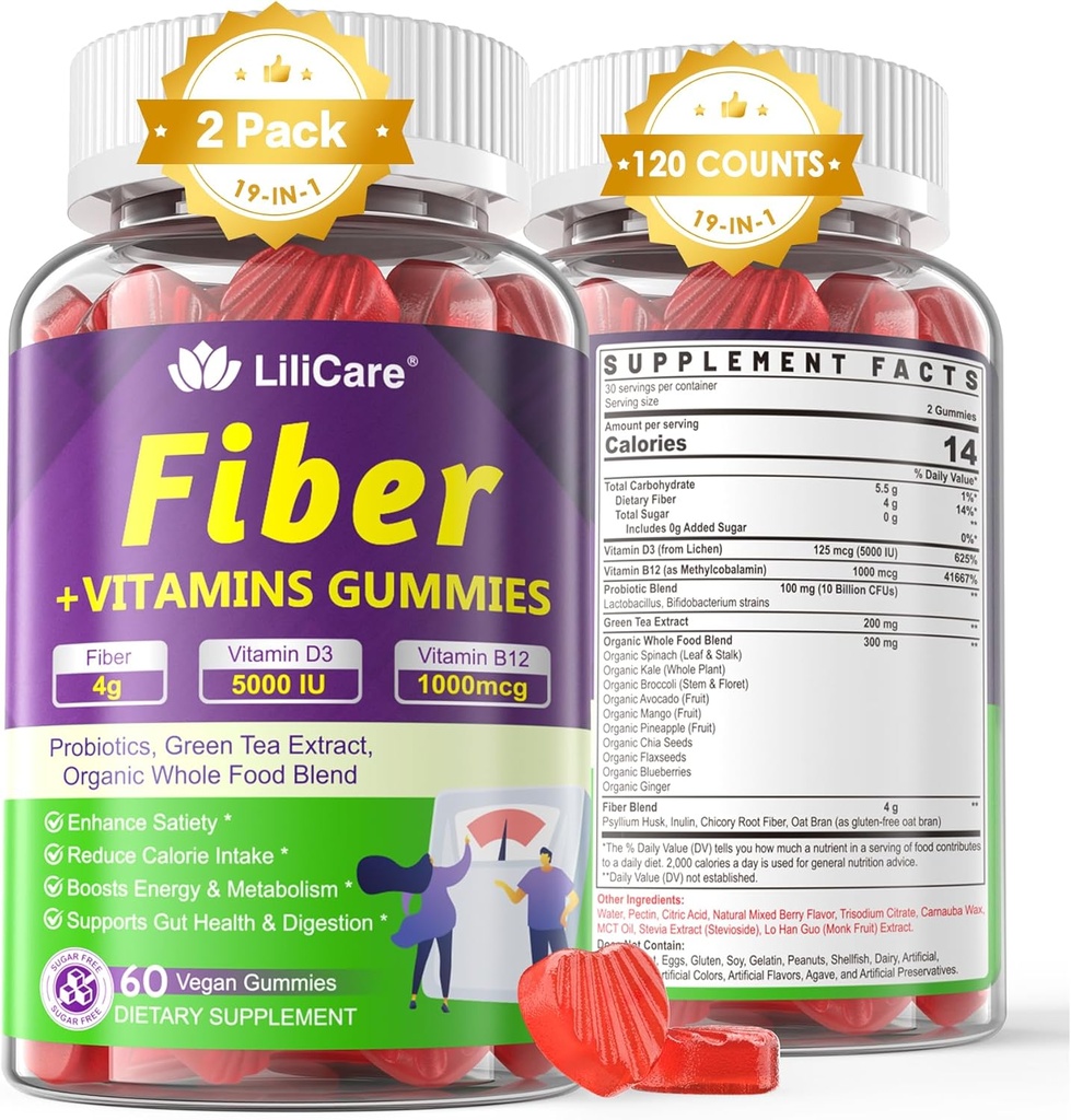 Probiotika Fiber Gummis