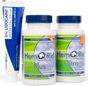 HemRid Plus, Ultra und 5% Lidocaine Cream Bundle – Herbale Hämorrhoiden-Ergänzungen und maximale Stärkecreme für Hämorrhoiden – Triple Action Relief für innere und äußere Hämorrhoiden