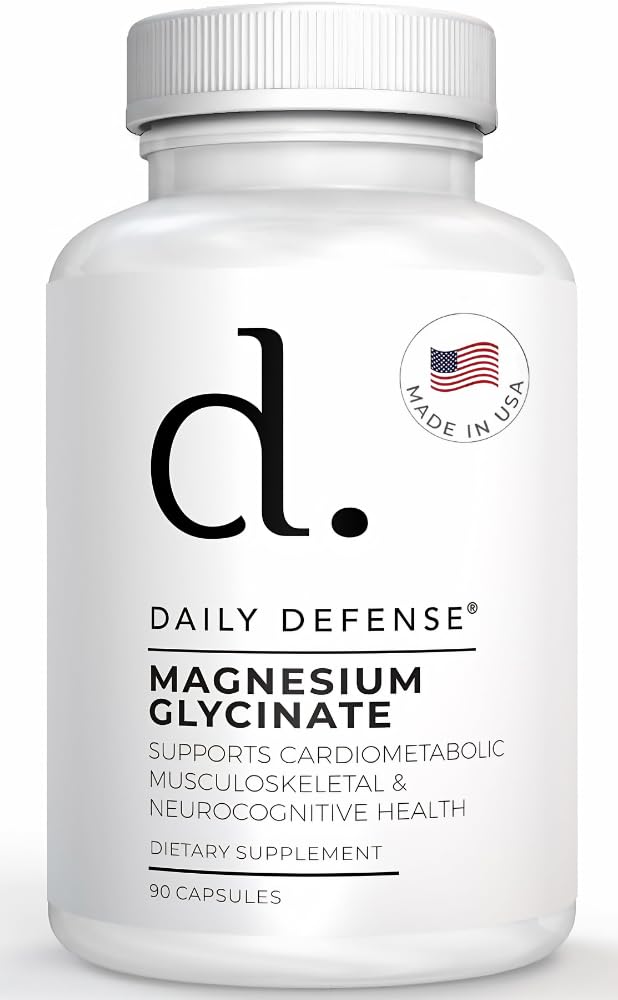 Magnesium Glycinate 200mg – Chelat Magnesium Bisglycinat für Muskelentspannung, Herzgesundheit und Stoffwechsel – 90 Kapseln Ergänzung, Made in USA