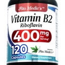 FITO MEDIC's Lab | Vitamin b2 |120 Kapseln | 400 mg | Riboflavin 400mg | b2 Vitamin 400mg | b2 | Riboflavin | Ultra high Absorption.