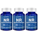 Lovita NR (Nicotinamid Riboside) 350 mg, NAD Ergänzung mit Trans-Resveratrol und Betaine, fördern NAD Plus Levels, Gesundes Altern, 30 Vegan Enteric-Coated Capsules (Pack von 3)