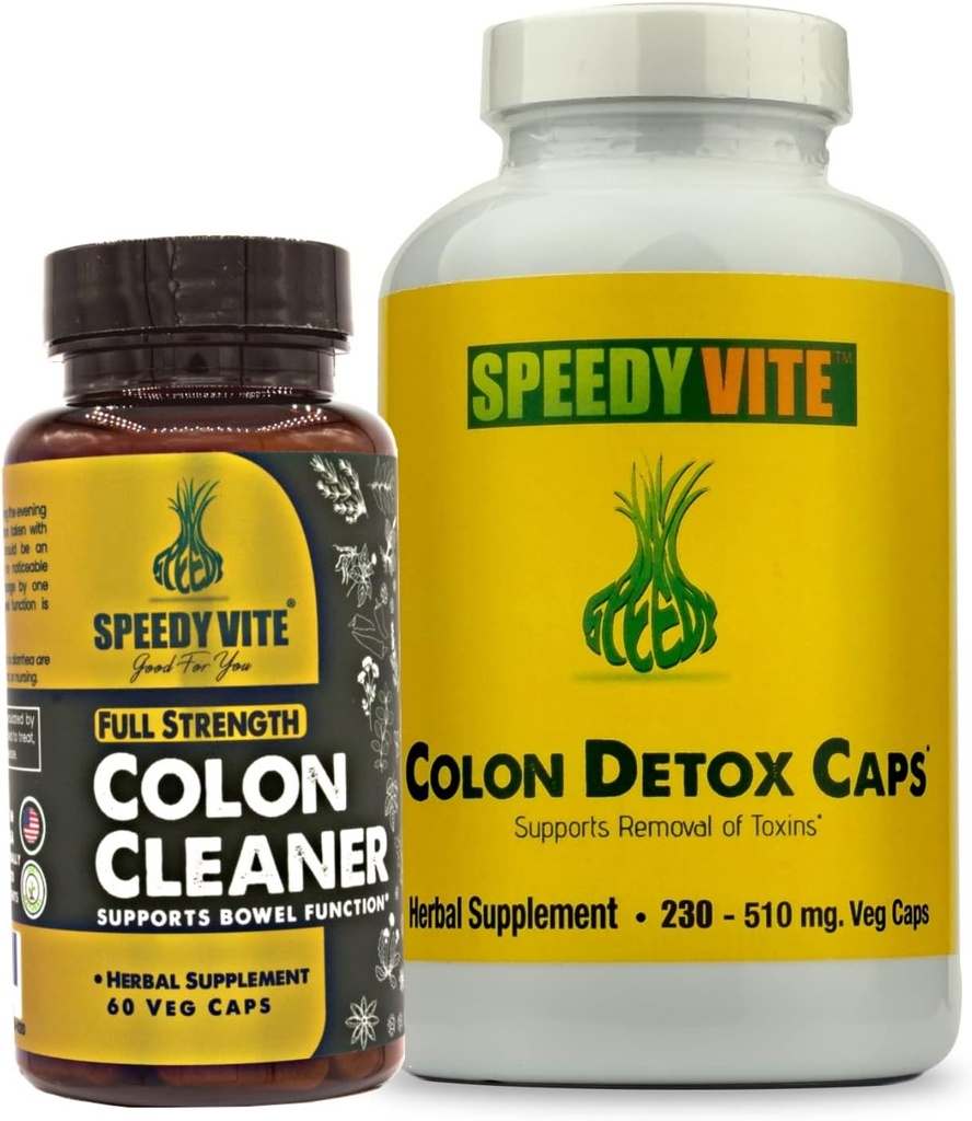 Komplettes Colon Detox & Cleanse Set (230 Veg Cap Detox, 60 Tablet Cleanse)