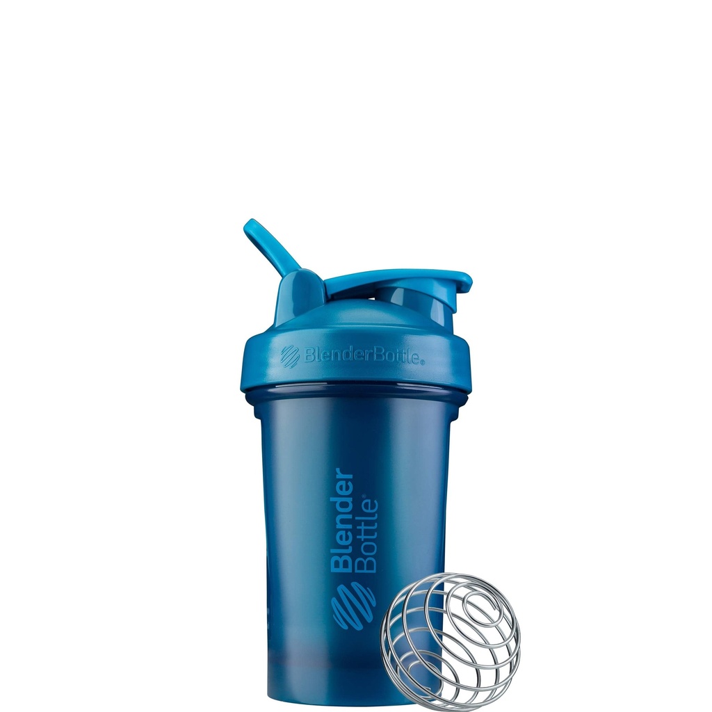 BlenderBottle Classic V2 Shaker Bottle Perfekt für Protein Shakes und Pre Workout, 20-Ounce, Ocean Blue