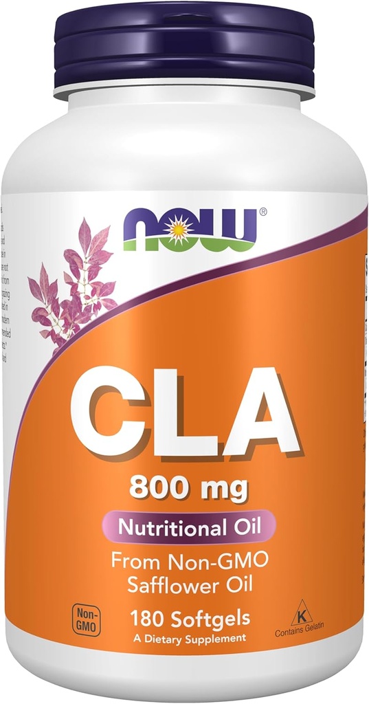 JETZT Ergänzungen, CLA (Conjugated Linoleic Acid) 800 mg, Nähröl, 180 Softgels