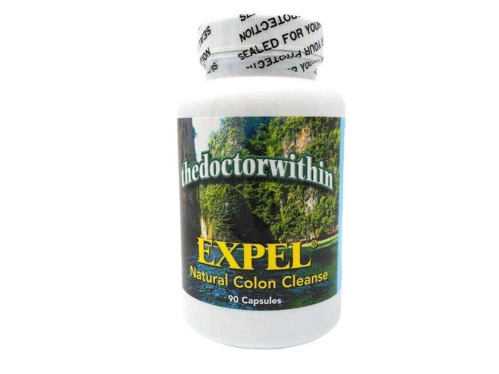 EXPEL - Herbal Digestive Support & Colon Cleanse Supplement | Natural Detox Formula | Supports Regularity & Gut Health | 90 Capsules