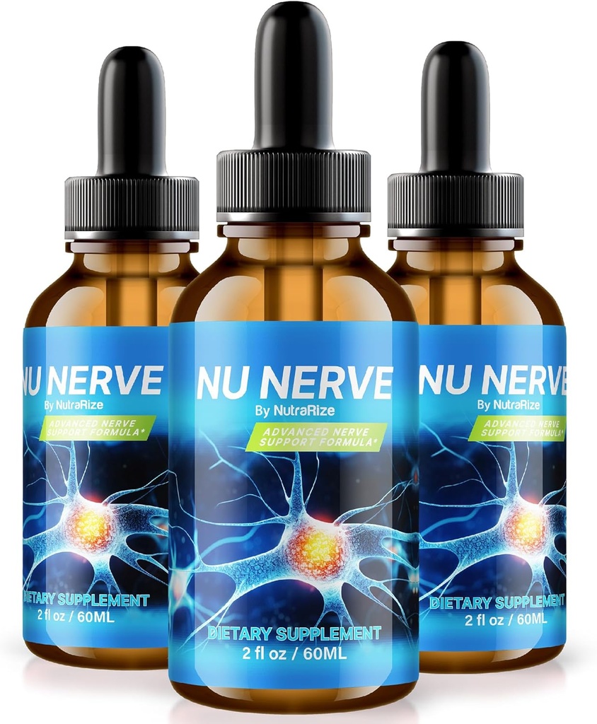 NutraRize (Pack mit 3 Nu Nerve Drops, Nerve Health Support, All Natural Potent Supplement, Nutritional Formula for Healthy Nerve Growth, Official Blood Liquid Drops Bewertungen (90 Portionen)