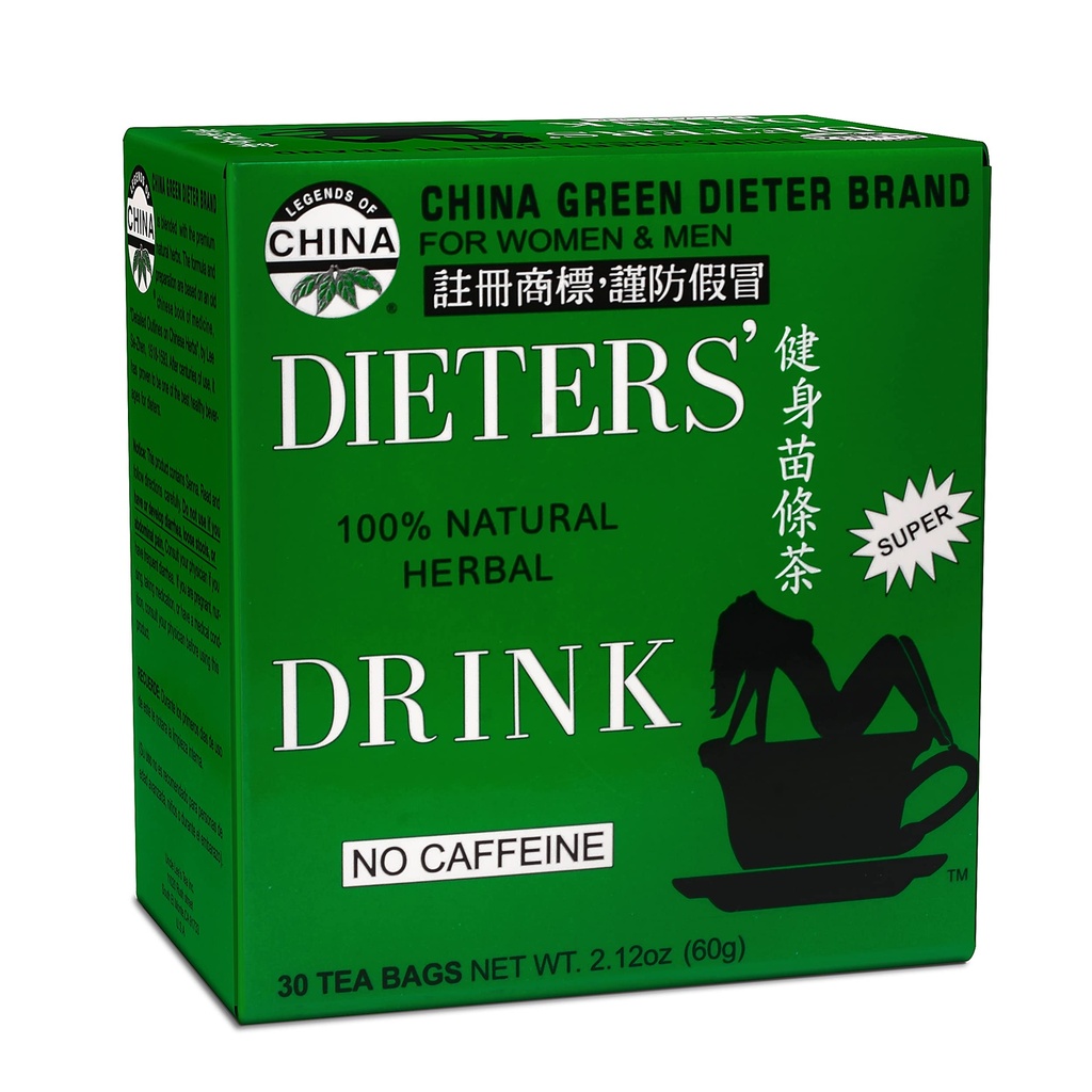 Onkel Lees Tee China Green Dieters Tee Koffein kostenlos, 2.12 Oz, 30 Count