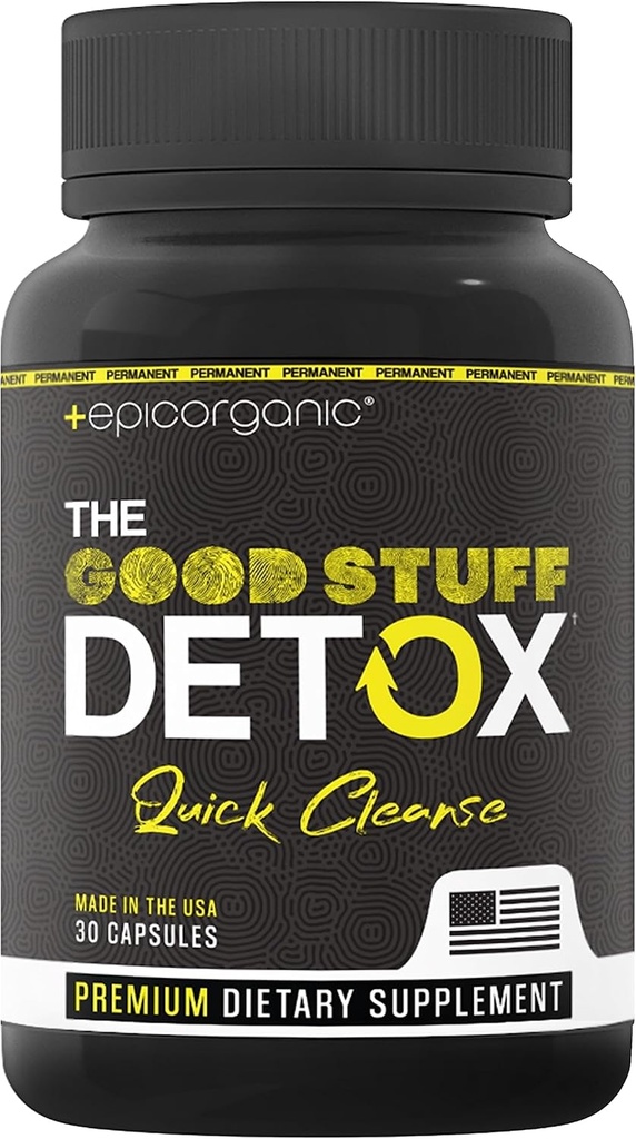 Die gute Stuff Detox & Cleanse | Leistungsstarke vollständige innere Reinigung Formel | Professional geformte extra Kraft Kräuter Detox | 30 Kapseln