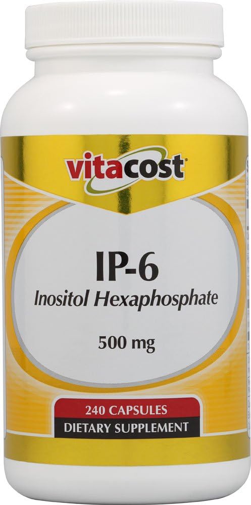 Vitacost IP-6 Inositol Hexaphosphat - 500 mg - 240 Kapseln