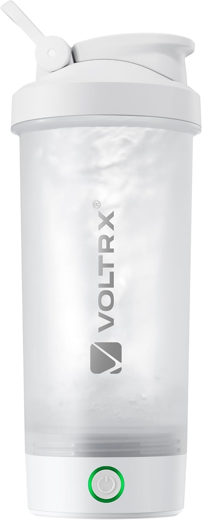VOLTRX Protein Shaker Bottle, Merger USB C wiederaufladbare elektrische Protein Shake Mixer, Shaker Cups für Protein Shakes und Meal Ersatz Shakes, BPA Free, 24oz