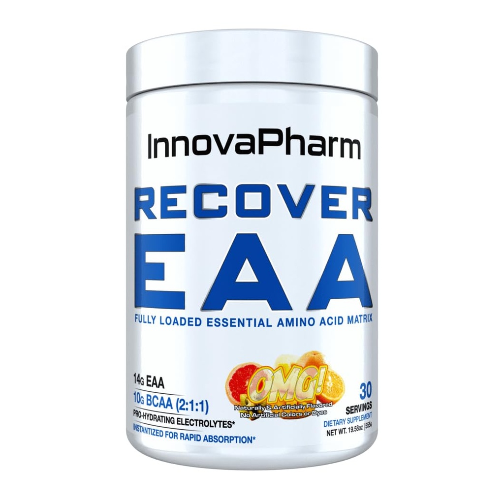 InnovaPharm Recover EAA Powder - OMG (Orange Mango Grapefruit) - 19.5 Unzen