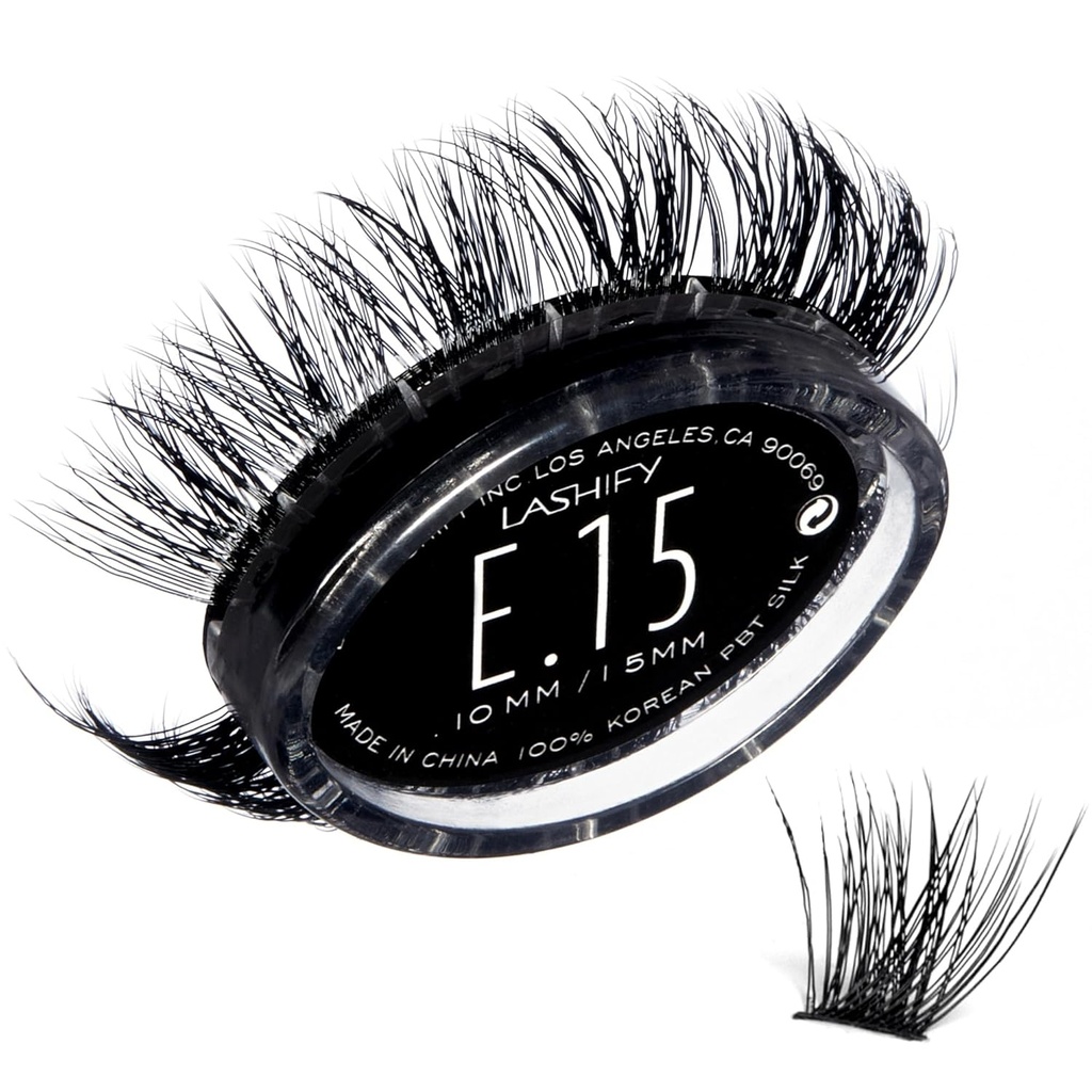 Lashify Extreme 15mm Gossamer DIY Wimpern Extensions Refill, Schwarz, Einfache Falsche Lashes Hinzufügen Tremendous Volume