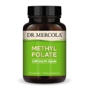 Dr. Mercola Methyl Folate - unterstützt Entgiftung & Zelluläre Gesundheit - 5-MTHF Folate - Bioverfügbare Formel - 5 mg - 30 Kapseln