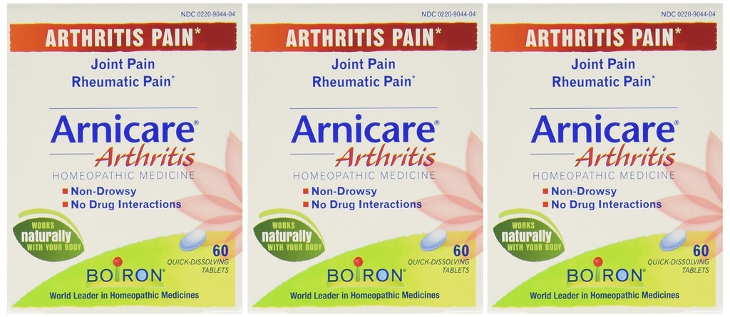 Boiron Arnicare Arthritis - 60 Tabs 60 Count (Pack von 3)