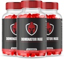 (3 Pack) Dominator Max Gummies Advanced Formula for Max Performance, All Natural Extra Strength Supplement, Dominator Max Gummies für Muskelwachstum und Gesamtgesundheitsunterstützung (180 Gummi)