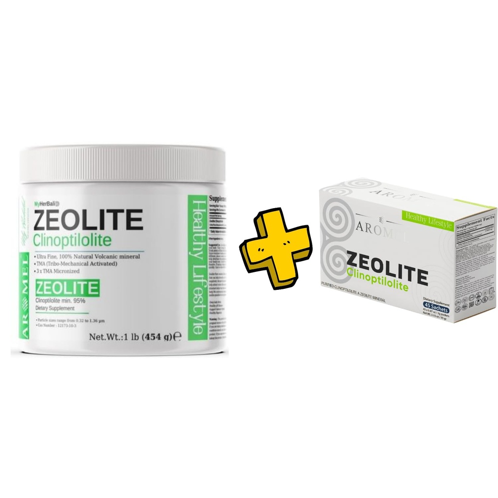 Zeolite Pulver | 1 Pfund - 454 g | Zeolite Sachets 45sch