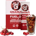 Gnarly Nutrition Fuel2O Electrolyte Powder Packs, Cherry Cola – Elektrolytlösung, Kraftstoff, Wiederauffüllung und Erholung – Fuel2O Endurance Nutrition – Cherry Cola, 10-Pack