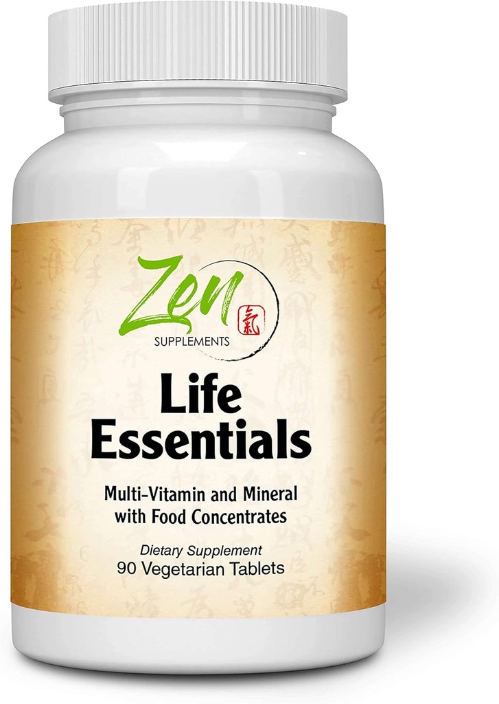 Whole Food Life Essentials Multivitamin - Best Full-Spectrum Vitamins, Minerals, Super Food Nährstoffe, PhytoAlgae, Greens Blend - Beste Ergänzungen für Arthritis Schmerz, Boost Energy & Well-Being -90 Tab