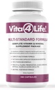 Vita4Life!® Multi-Standard-Formel • Kompletter Vitamin & Mineral Complex • 360-Capsule • Fast-Dissolve Veggie Caps • Keine Füllstoffe, GMO, Gluten, Dairy • 50+ Nährstoffe (A-Zinc)