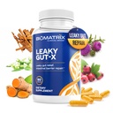 Darm-Reparatur-Ergänzung mit Glutamin und Kräutern für Leaky Gut, Präbiotische Unterstützung, Relief aus Bloating, Gas, Verstopfung | SIBO | Veggie Caps | 60-Day Supply – Leaky Gut-X