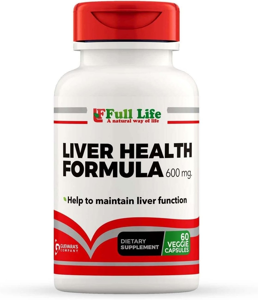 Full Life Liver Health Formula - Nahrungsergänzung - 60 Veggie Kapseln